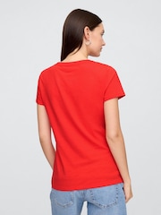 Gap Red Logo Short Sleeve Crew Neck T-Shirt - Image 2 of 5