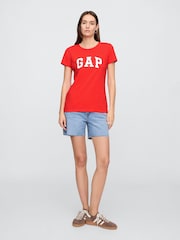 Gap Red Logo Short Sleeve Crew Neck T-Shirt - Image 3 of 5