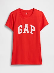 Gap Red Logo Short Sleeve Crew Neck T-Shirt - Image 5 of 5