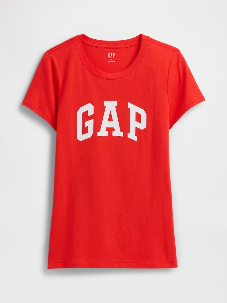 Gap Red Logo Short Sleeve Crew Neck T-Shirt - Image 5 of 5