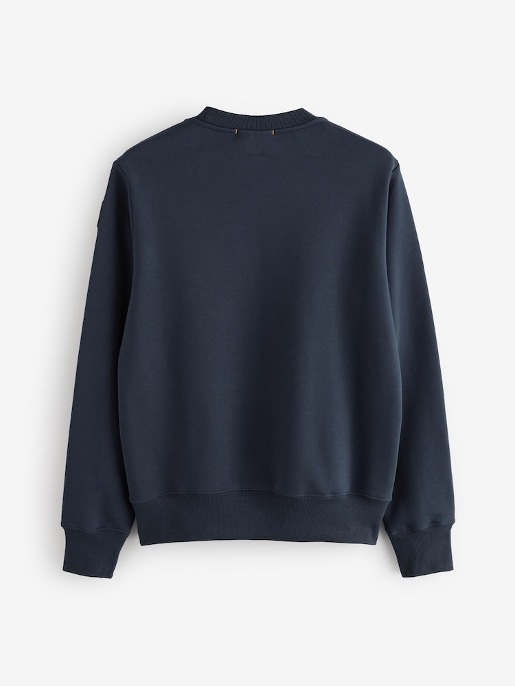 Parajumpers Blue K2 Crew Neck Sweatshirt - Image 2 of 5