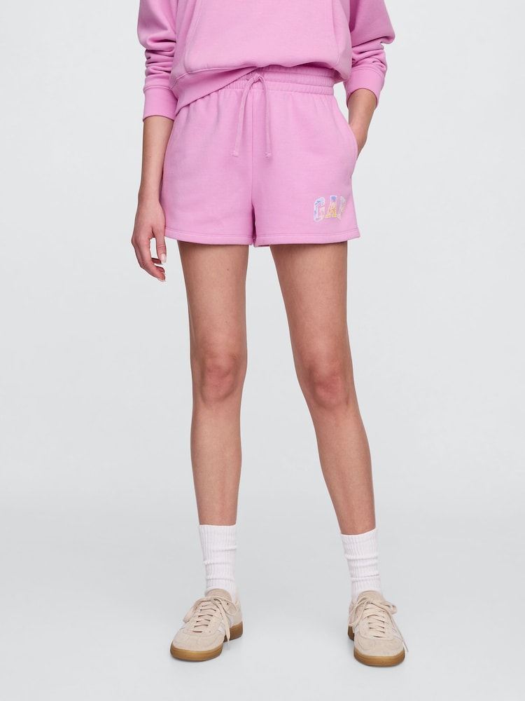 Gap Pink Logo Pull On Shorts - Image 1 of 5
