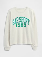 Gap Grey Logo Crew Neck Sweatshirt - Image 5 of 5