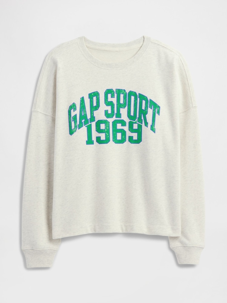 Gap Grey Logo Crew Neck Sweatshirt - Image 5 of 5