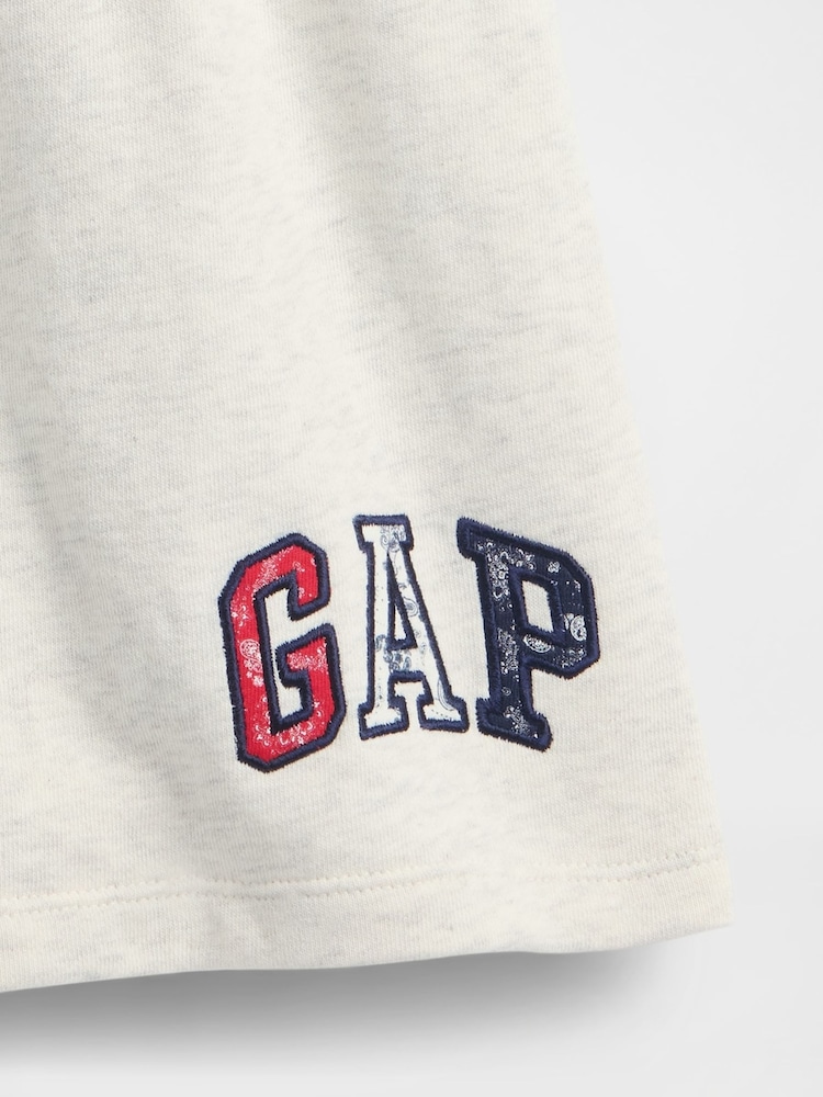 Gap Grey Logo Pull On Shorts - Image 5 of 5 Gap Grey Logo Pull On Shorts - Image 5 of 5