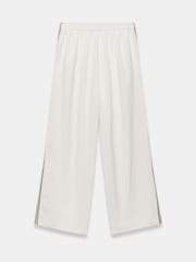 Mint Velvet White Side Stripe Wide Trousers - Image 7 of 8