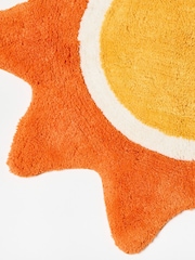 Oliver Bonas Orange Sun Shaped Bath Mat - Image 4 of 5