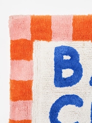 Oliver Bonas Pink Bath Club Bath Mat - Image 3 of 4