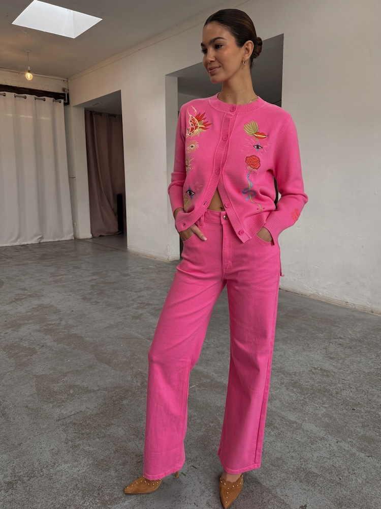 Never Fully Dressed Pink Enchanted Cardigan - Image 1 of 5