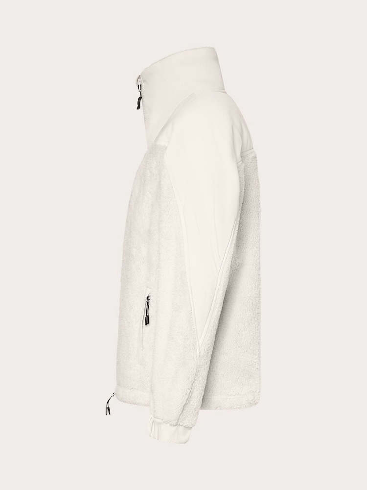 Oakley Womens Mountain Fire Sherpa White Fleece - Image 10 of 10