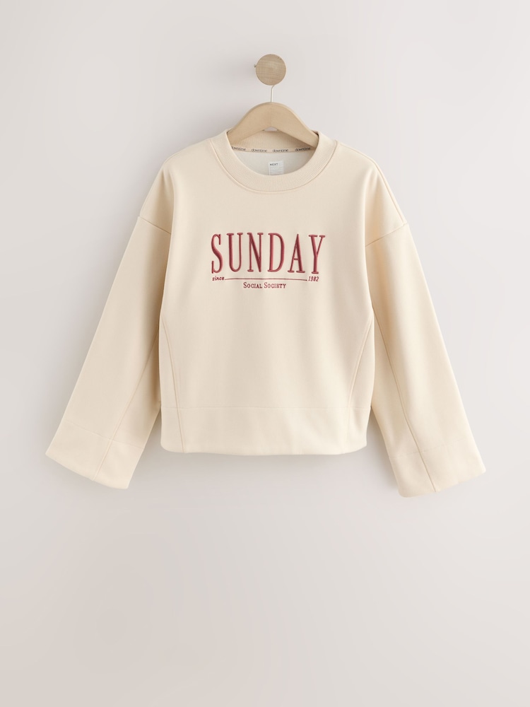 Neutral Sunday Long Sleeve Sweatshirt - Image 1 of 3