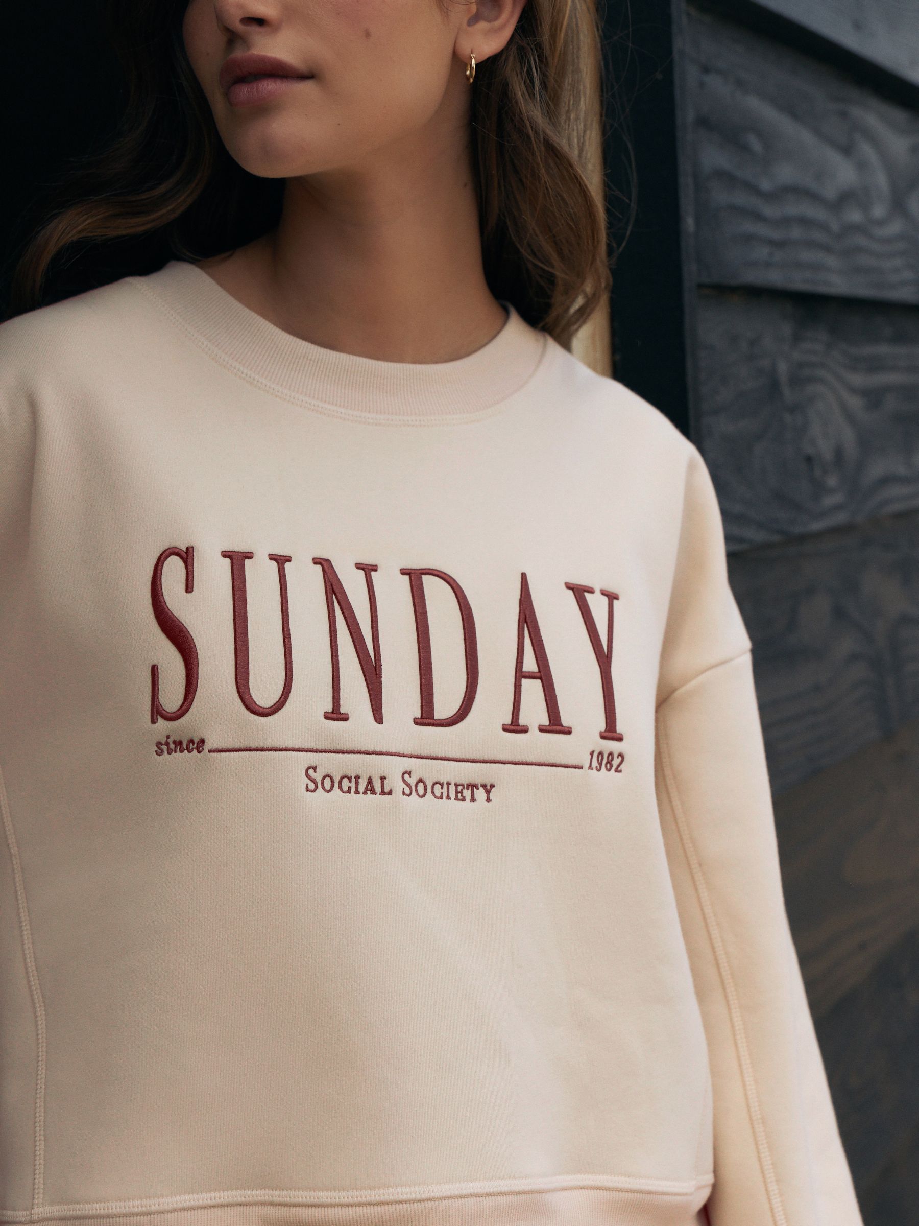 Buy Neutral Sunday Long Sleeve Sweatshirt from Next USA