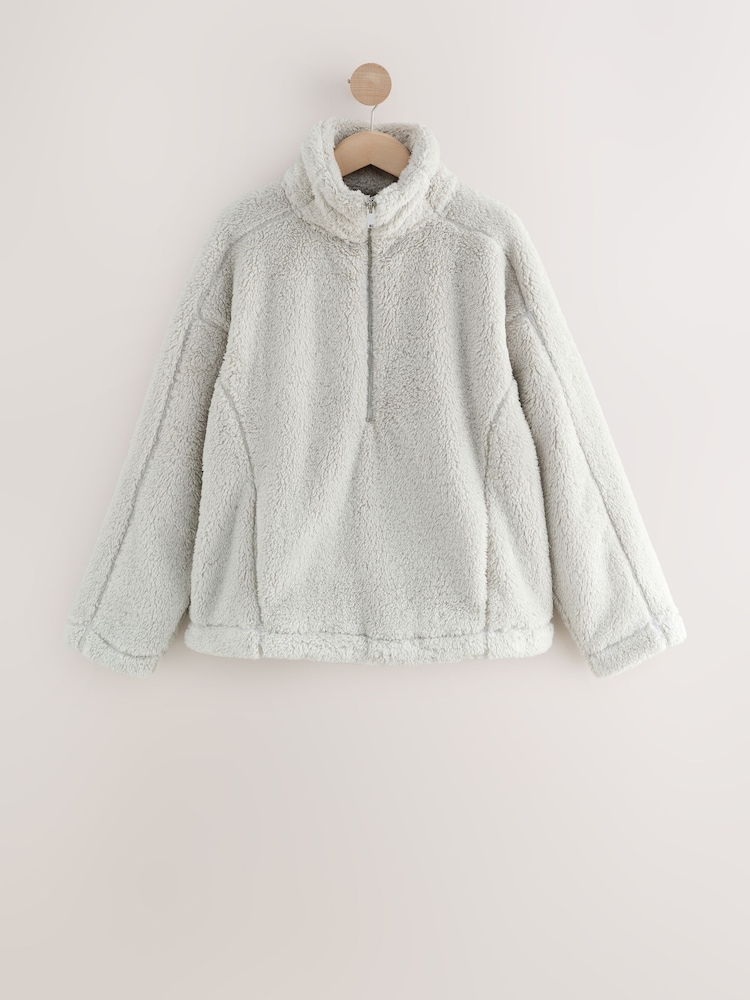Grey Borg Half Zip Fleece - Image 1 of 3