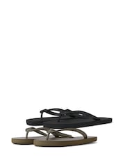 JACK & JONES Green Flip Flops 2 Pack - Image 4 of 5