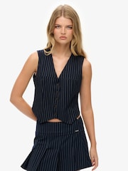 Superdry Blue Waistcoat - Image 1 of 6