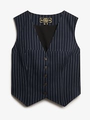 Superdry Blue Waistcoat - Image 5 of 6