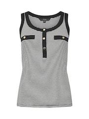 Star by Julien MacDonald Black Ribbed Vest - Image 6 of 6