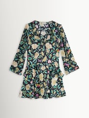 Rixo Green Butterfly Floral Print Omara Dress - Image 1 of 1