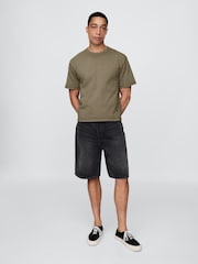 Gap Green Heavyweight Cropped T-Shirt - Image 3 of 5