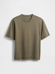 Gap Green Heavyweight Cropped T-Shirt - Image 4 of 5