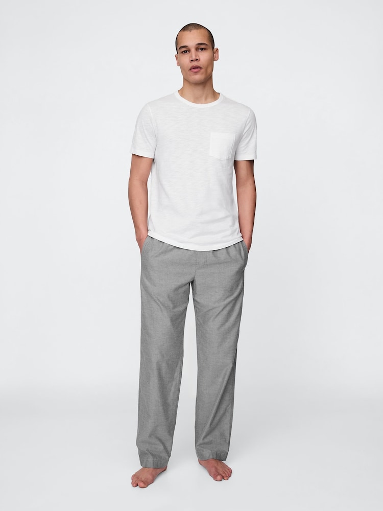 Gap Grey Soft Cotton Pyjama Bottoms - Image 1 of 4