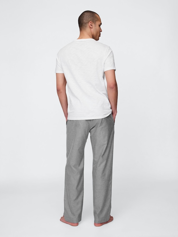 Gap Grey Soft Cotton Pyjama Bottoms - Image 2 of 4