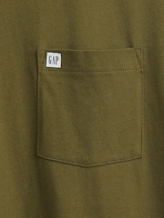 Gap Green Pocket T-Shirt - Image 5 of 5