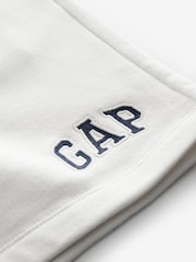 Gap White Pull On Logo Jogger Shorts - Image 4 of 5