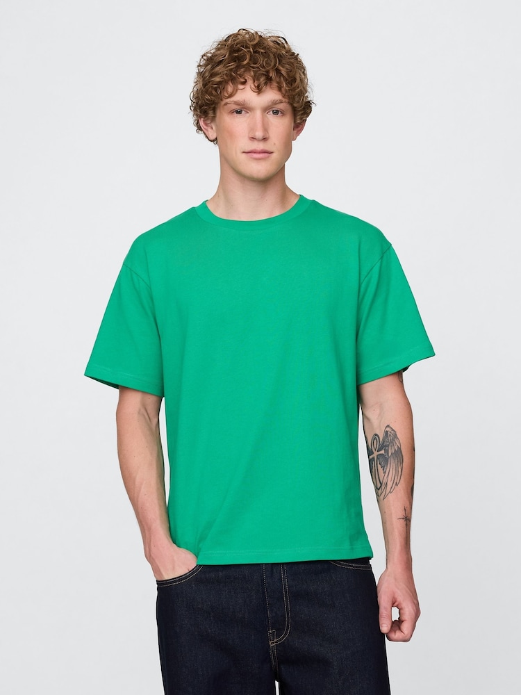 Gap Green World Logo Short Sleeve T-Shirt - Image 1 of 5
