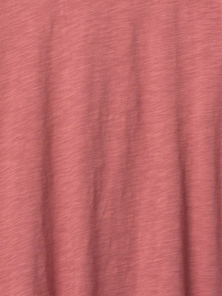 Gap Red Slub Curved Hem Short Sleeve T-Shirt - Image 5 of 5