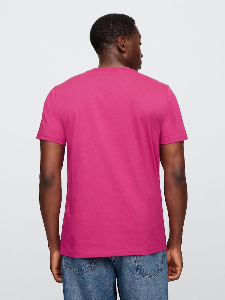 Gap Pink Pocket T-Shirt - Image 2 of 5 Gap Pink Pocket T-Shirt - Image 2 of 5