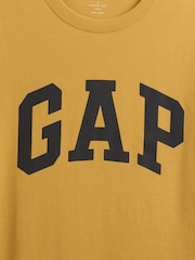 Gap Yellow Everyday Soft Logo T-Shirt - Image 5 of 5