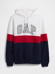 Gap White Vintage Logo Hoodie - Image 4 of 4