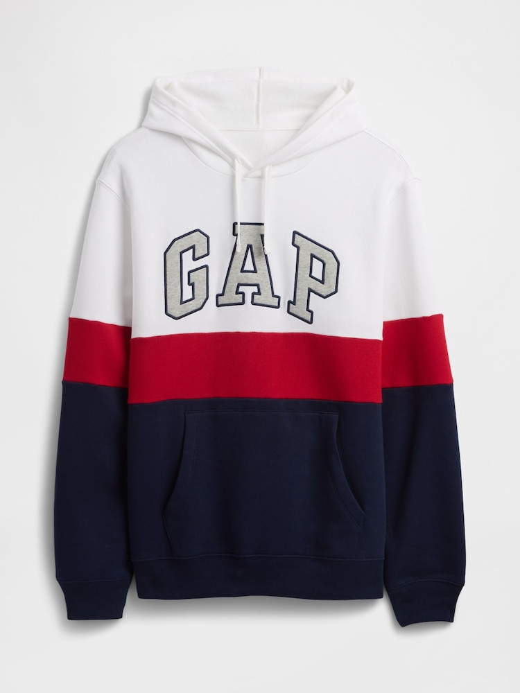 Gap White Vintage Logo Hoodie - Image 4 of 4