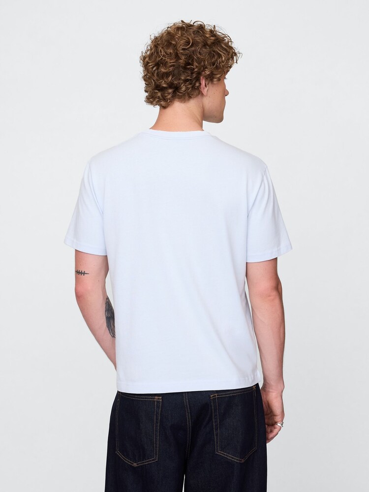 Gap White Heavyweight Original Short Sleeve T-Shirt - Image 2 of 5