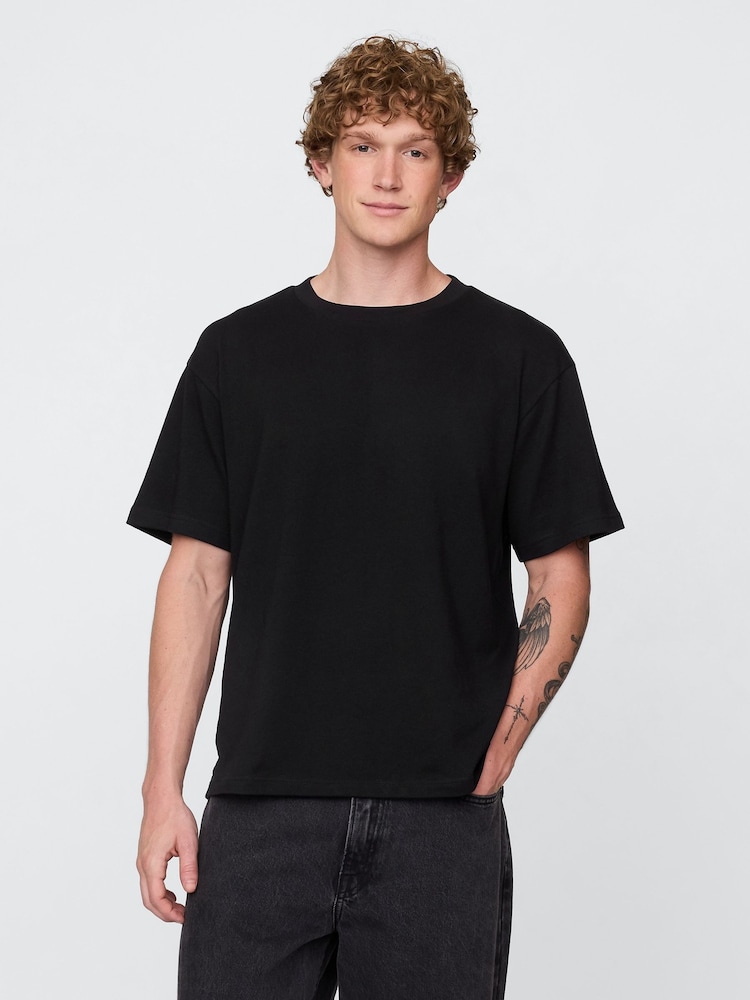 Gap Black World Logo Short Sleeve T-Shirt - Image 1 of 5