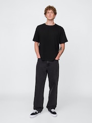 Gap Black World Logo Short Sleeve T-Shirt - Image 3 of 5