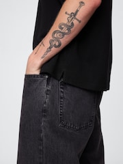 Gap Black World Logo Short Sleeve T-Shirt - Image 4 of 5