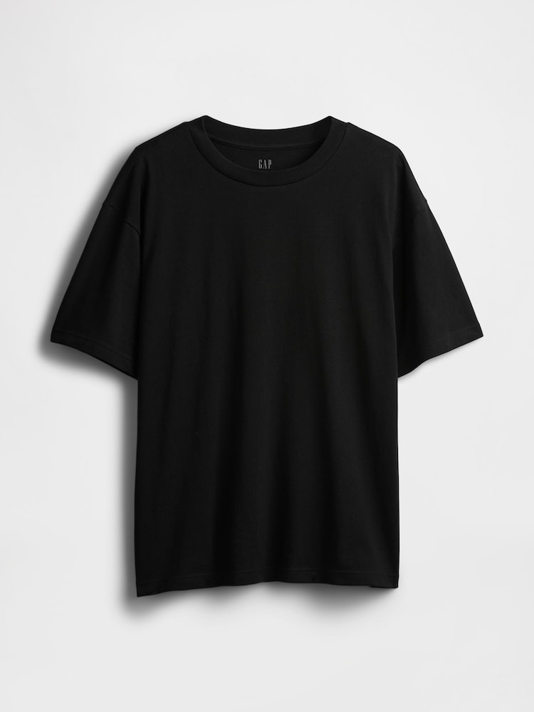 Gap Black World Logo Short Sleeve T-Shirt - Image 5 of 5