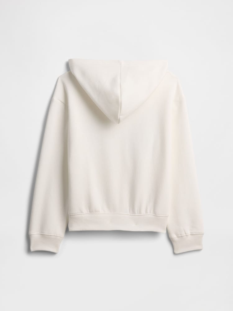 Blanco/rojo - Gap Zip Up Logo Hoodie (4-13yrs) - Imagen 2 de 3