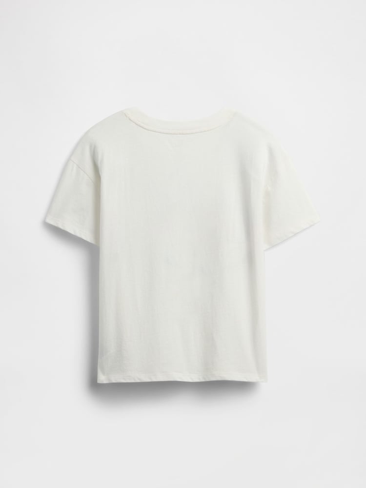 Белые с цветочным узором - Gap Graphic Short Sleeve T-Shirt (4-13yrs) - Изображение 2 из 5 Белые с цветочным узором - Gap Graphic Short Sleeve T-Shirt (4-13yrs) - Изображение 2 из 5
