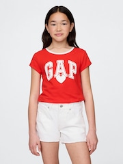 Gap Red Heart Logo Short Sleeve Graphic T-Shirt (4-13yrs) - Image 1 of 4