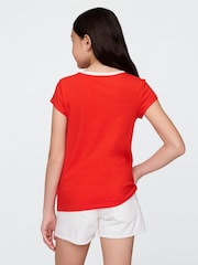 Gap Red Heart Logo Short Sleeve Graphic T-Shirt (4-13yrs) - Image 2 of 4