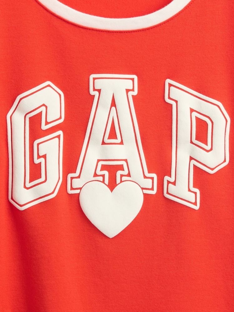 Gap Red Heart Logo Short Sleeve Graphic T-Shirt (4-13yrs) - Image 4 of 4