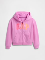 Gap Purple Zip Up Logo Hoodie (4-13yrs) - Image 1 of 3
