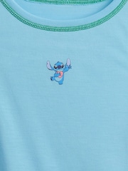 Gap Blue Stitch Disney Vest & Short Pyjamas (6-13yrs) - Image 3 of 3