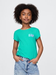 Gap Green Logo Short Sleeve Graphic T-Shirt (4-13yrs) - Image 1 of 2