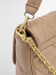 Barbour® International Nude Soft Quilt Shoulder Bag - Image 6 of 10