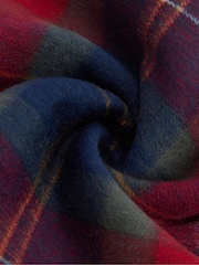 Barbour® Red Tartan Scarf - Image 7 of 8