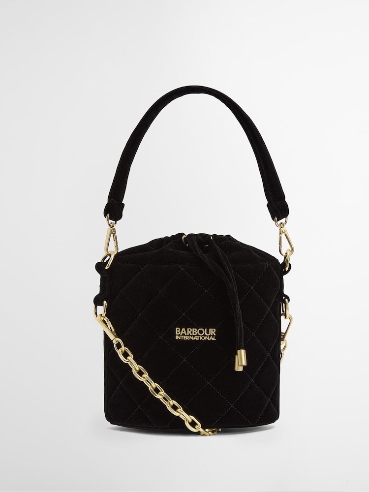 Barbour® International Mini Balham Black Tot Bag - Image 1 of 8